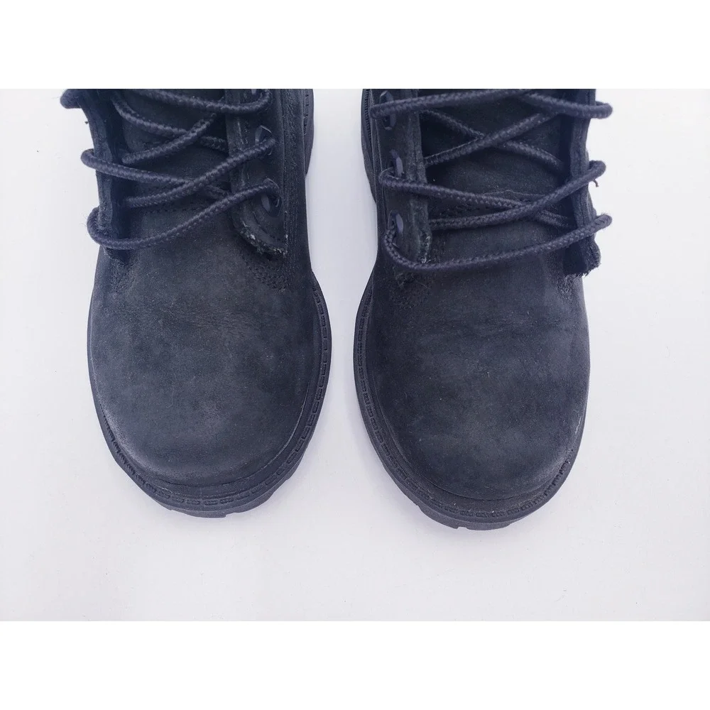 Timberland Premium 6-Inch Waterproof Boots Black‎ Suede Toddler Size 7
